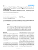 Báo cáo y học: "Genome-wide prioritization of disease genes and identification of disease-disease associations from an integrated human functional linkage network"