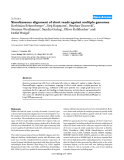 Báo cáo y học: " Simultaneous alignment of short reads against multiple genomes"