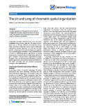 Báo cáo y học: " The yin and yang of chromatin spatial organization"