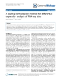 Báo cáo y học: "A scaling normalization method for differential expression analysis of RNA-seq data"