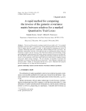 Báo cáo khoa hoc:"  A rapid method for computing the inverse of the gametic covariance matrix between relatives for a marked "