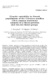 Báo cáo sinh học: "Genetic variability in French populations of  the Corsican mouflon (Ovis ammon  musimon): analysis of  2 blood proteins and  red-cell blood groups"