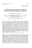 Báo cáo sinh học: " A deterministic multi-tier model of assortative mating following selection"
