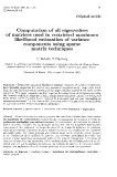 Báo cáo sinh học: " Computation of all eigenvalues of matrices used in restricted maximum likelihood estimation of variance"