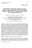 Báo cáo sinh học: "Prediction of genetic gains in body weight, egg production and shell quality traits in the Brown Tsaiya laying duck"