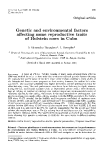 Báo cáo sinh học: "Genetic and environmental factors affecting some reproductive traits of Holstein cows in Cuba"