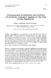 Báo cáo sinh học: Chromosomal localization and activity of nucleolar organizer regions in the dog