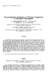 báo cáo khoa học: "The  geographical distribution of P-M hybrid dysgenesis in Drosophila melanogaster"