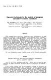 báo cáo khoa học: "Numerical  techniques for the analysis of polygenes sampled from natural populations"