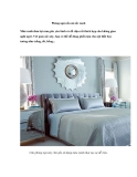 Phòng ngủ nền nã sắc xanh  