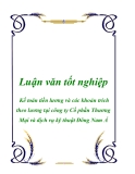 Luận văn: Kế toán tiền lương và các khoản trích theo lương tại công ty Cổ phần Thương Mại và dịch vụ kỹ thuật Đông Nam Á