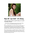  Bạn đã 'cạn tình' với chàng