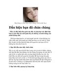 Dấu hiệu bạn đã chán chàng