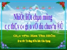 Giáo án điện tử tiểu học: Tự nhiên xã hội lớp 3 về thú