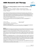 Báo cáo y học: " Efavirenz use during pregnancy and for women of child-bearing potential"