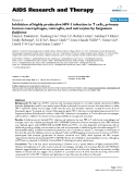 Báo cáo y học: "Inhibition of highly productive HIV-1 infection in T cells, primary human macrophages, microglia, and astrocytes by Sargassum fusiforme"