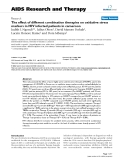 Báo cáo y học: "The effect of different combination therapies on oxidative stress markers in HIV infected patients in cameroon"