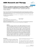 Báo cáo y học: ": Immune reconstitution inflammatory syndrome (IRIS): review of common infectious manifestations and treatment options"