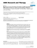 Báo cáo y học: "Barriers to access prevention of mother-to-child transmission for HIV positive women in a well-resourced setting in Vietnam"