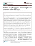 Evidence of d-phenylglycine as delivering tool for improving l-dopa absorption