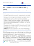 Báo cáo y học: "HIV-1 mutational pathways under multidrug therapy"