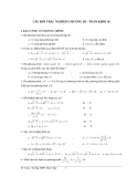CÂU HỎI TRẮC NGHIỆM CHƯƠNG III - TOÁN KHỐI 10