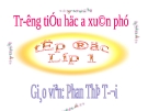 Giáo án điện tử tiểu học: Tập đọc lớp 1