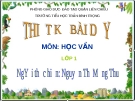 Giáo án điện tử tiểu học: Học vần lớp 1