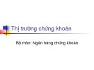 Bài giảng Thị trường chứng khoán