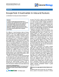 Báo cáo y học: "Escape from X inactivation in mice and humans"