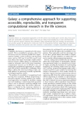 Báo cáo y học: "Galaxy: a comprehensive approach for supporting accessible, reproducible, and transparent computational research in the life sciences"