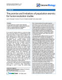 Báo cáo y học: "The promise and limitations of population exomics for human evolution studies"