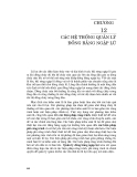 Kỹ thuật và quản lý hệ thống nguồn nước ( Đại học Quốc gia Hà Nội ) - Chương 12