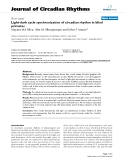 Báo cáo y học: "Light-dark cycle synchronization of circadian rhythm in blind primates"