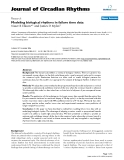 Báo cáo y học: "Modeling biological rhythms in failure time data"