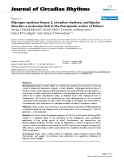 Báo cáo y học: "Glycogen synthase kinase 3, circadian rhythms, and bipolar disorder: a molecular link in the therapeutic action of lithium"