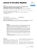 Báo cáo y học: "Temporal variation in the recovery from impairment in adriamycin-induced wound healing in rats"