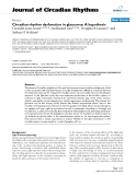 Báo cáo y học: " Circadian rhythm dysfunction in glaucoma: A hypothesis"