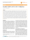 Báo cáo y học: "Circadian rhythm and its role in malignancy"