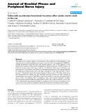 Báo cáo y học: "Celecoxib accelerates functional recovery after sciatic nerve crush in the rat"