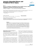 Báo cáo y học: "Pain as a symptom of peripheral nerve sheath tumors: clinical significance and future therapeutic directions"