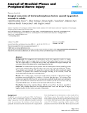 Báo cáo y học: "Surgical outcomes of the brachial plexus lesions caused by gunshot wounds in adults"