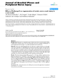 Báo cáo y học: "Effect of Zofenopril on regeneration of sciatic nerve crush injury in a rat model"