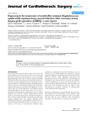 Báo cáo y học: "Daptomycin for treatment of methicillin-resistant Staphylococcus epidermidis saphenectomy wound infection after coronary artery bypass graft operation (CABG): a case repor"