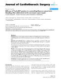 Báo cáo y học: "Efficacy of TachoSil® patches in controlling Dacron suture-hole bleeding after abdominal aortic aneurysm open repair"