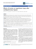 Báo cáo y học: "Effects of inosine on reperfusion injury after cardiopulmonary bypass"