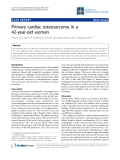 Báo cáo y học: "Primary cardiac osteosarcoma in a 42-year-old woman"