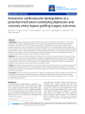 Báo cáo y học: "Autonomic cardiovascular dysregulation as a potential mechanism underlying depression and coronary artery bypass grafting surgery outcomes."