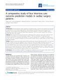 Báo cáo y học: "A comparative study of four intensive care outcome prediction models in cardiac surgery patients"