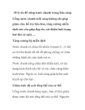 10 lý do để uống nước chanh trong bữa sáng 